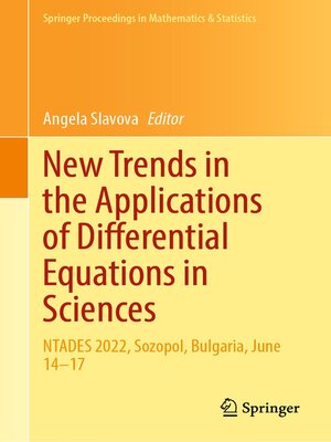 cover image of New Trends in the Applications of Differential Equations in Sciences